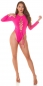 Preview: Sexy String-Bodytop mit Zierschnürrung - pink