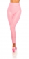 Preview: Figurbetonte Push Up Leggings im High Waist-Look - rosa