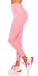 Preview: Figurbetonte Push Up Leggings im High Waist-Look - rosa