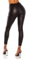 Preview: Figurbetonte -Must Have- Lederlook Hose - schwarz