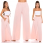 Preview: Luftig leichte Sommer Hose in rosa