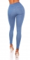 Preview: Moderne High Waist Stretchjeans in light blue