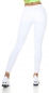 Preview: Sexy Skinny- Hüft- Jeans mit Schleifen-Verzierung in weiß