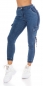 Preview: Moderne Damen Cargo Jeans