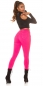 Preview: High Waist Push Up Skinny Jeans - pink