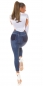 Preview: Super Stretch High Waist Jeans - blue washed