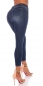 Preview: Sexy Used-Jeans im Highwaist-Look - dark blue