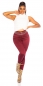 Preview: Basic Skinny Jeans in bordeaux