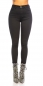 Preview: Basic Skinny Jeans in schwarz