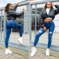 Preview: Sexy Skinny Jeans mit Vintage-Effekten - blue washed