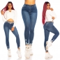 Preview: Sexy High Waist Skinny Jeans - blue washed