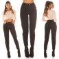 Preview: High Waist Jeans im lässigen Mom Fit Style - schwarz