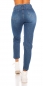 Preview: Modische Mom Fit Jeans mit Rissen in blue washed