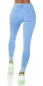 Preview: Skinny Stretch Jeans im Destroyed-Look - blue washed