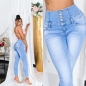 Preview: Figurbetonte High Waist Jeans mit Shaping Funktion - light blue