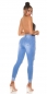 Preview: Figurbetonte High Waist Jeans mit Shaping Funktion - light blue