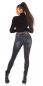 Preview: High Waist Jeans im modischen Vintage-Look - dark grey