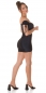 Preview: Sexy Stretch-Kleid mit Carmen-Ausschnitt in schwarz