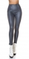 Preview: Wetlook High Waist Leder Leggings