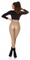 Preview: Thermo Wetlook High Waist Leggings mit Shape-Effekt - braun