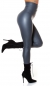 Preview: Thermo Wetlook High Waist Leggings mit Shape-Effekt - stone