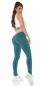 Preview: Leggings im Wabenmuster mit sexy Push Up Effekt - mint