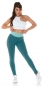 Preview: Leggings im Wabenmuster mit sexy Push Up Effekt - mint