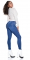 Preview: Sexy Push Up Skinny Jeans in blue washed