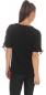 Preview: Exklusives Kurzarm-Shirt mit verzierten Print - schwarz