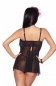 Preview: Süßes Babydoll aus feiner Spitze inklusive String - schwarz