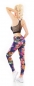 Preview: Moderne Fitness-Leggings im High Waist Look  - pink