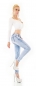 Preview: Sexy Push Up Skinny Jeans - light blue