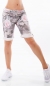 Preview: Freche Bermuda-Jeans mit Camouflage-Flower-Print in grau