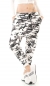 Preview: Neue Moderne Harems Freizeithose mit Print