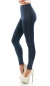 Preview: High Waist Jeans Leggings mit sexy Steppnähten in blue