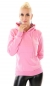 Preview: Kapuzen Feinstrick Sweatshirt - rosa