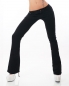 Preview: Stretch-Jeans im Bootcut-Style schwarz