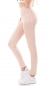 Preview: Freche High Waist Sportleggings mit Glamour-Highlights in rosa