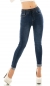 Preview: Lässige Röhren Jeans mit bequemen Gummizug in dark blue
