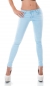 Preview: Modische Slim Fit Stretch Jeans in angelblue