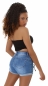 Preview: Sexy Jeans Shorts mit Push Up Effekt in blau