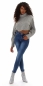 Preview: Push Up Stretch Jeans in blue washed