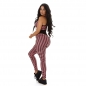 Preview: 2-tlg. Set aus Cropped-Top und Leggings - schwarz/pink