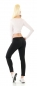 Preview: 7/8 Frayed-Skinny-Jeans im Destroyed-Look - schwarz