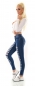 Preview: Stretch Jeans im modischen Destroyed-Look - blue washed