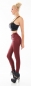 Preview: Sexy Jeans-Hose mit Zier-Zippern - bordeaux