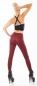 Preview: Sexy Jeans-Hose mit Zier-Zippern - bordeaux