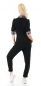 Preview: Blazer-Jacke mit eleganter Pailletten Verzierung in schwarz