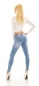 Preview: Sexy Vintage-Jeans mit Schmuck-Patches in ice blue