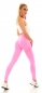 Preview: Figurbetonte Push Up Leggings im High Waist-Look - neon pink